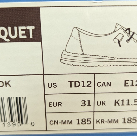 Hey Dude! Girls, size 12, tulip design, NEW! with tags - Picture 4 of 4